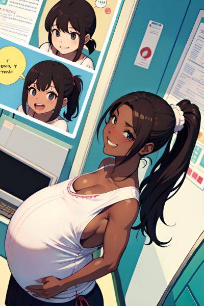 Anime Pregnant Small Tits 70s Age Laughing Face Brunette Ponytail Hair Style Dark Skin Dark Fantasy Train Front View On Back Teacher 3690326096244583697 - AI Hentai - aihentai.co on pornsimulated.com