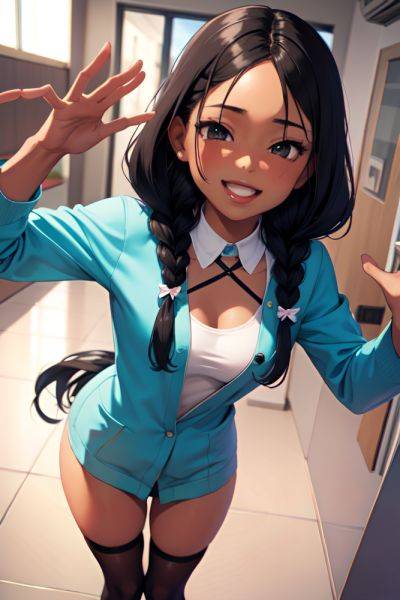 Anime Busty Small Tits 40s Age Laughing Face Black Hair Braided Hair Style Dark Skin Soft Anime Hospital Close Up View T Pose Stockings 3690534834423528441 - AI Hentai - aihentai.co on pornsimulated.com