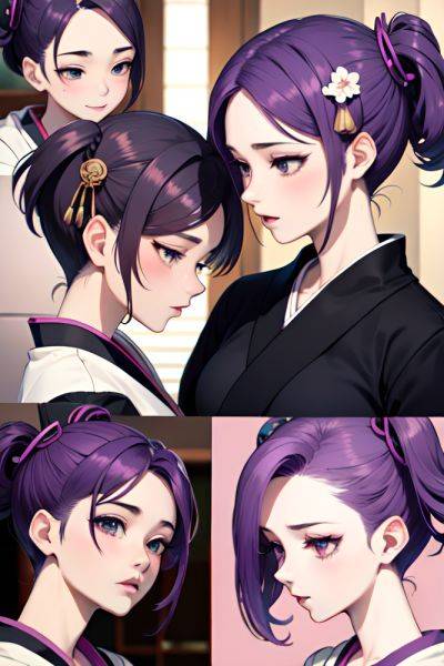 Anime Busty Small Tits 20s Age Orgasm Face Purple Hair Pixie Hair Style Light Skin Skin Detail (beta) Club Side View Cooking Geisha 3690608278210304573 - AI Hentai - aihentai.co on pornsimulated.com