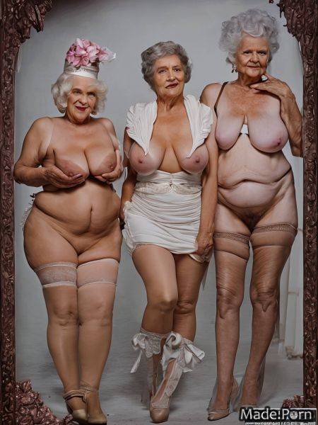 90 pink nipples ssbbw white hair saggy tits victorian AI porn - made.porn on pornsimulated.com
