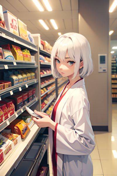 Anime Skinny Small Tits 50s Age Serious Face White Hair Straight Hair Style Light Skin Warm Anime Grocery Side View Bathing Bathrobe 3687929505619688144 - AI Hentai - aihentai.co on pornsimulated.com