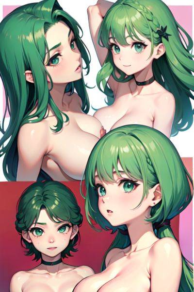 Anime Busty Small Tits 30s Age Shocked Face Green Hair Pixie Hair Style Light Skin Skin Detail (beta) Wedding Side View Massage Partially Nude 3691450950957062521 - AI Hentai - aihentai.co on pornsimulated.com