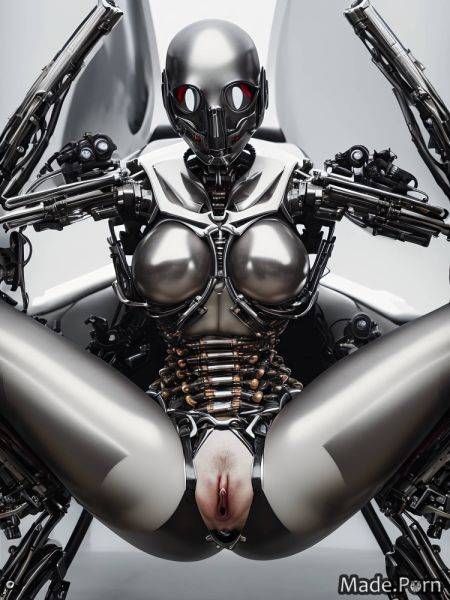 Woman sci-fi pussy licking titanium big cock spreading ass metal AI porn - made.porn on pornsimulated.com