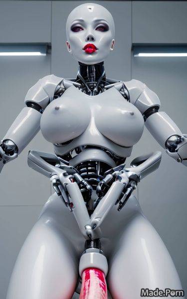 20 black veiny dick thick latex robot blowjob AI porn - made.porn on pornsimulated.com