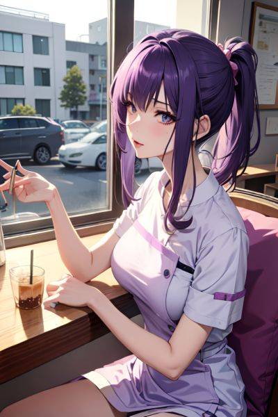 Anime Skinny Small Tits 60s Age Ahegao Face Purple Hair Messy Hair Style Light Skin Watercolor Cafe Side View Bathing Nurse 3692108080958662490 - AI Hentai - aihentai.co on pornsimulated.com