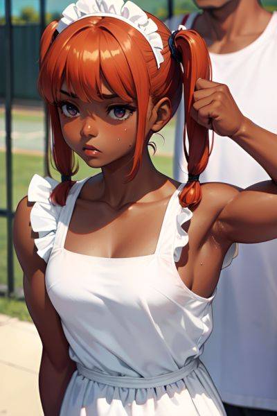 Anime Muscular Small Tits 60s Age Sad Face Ginger Pigtails Hair Style Dark Skin Film Photo Prison Front View Massage Maid 3692293623547323908 - AI Hentai - aihentai.co on pornsimulated.com