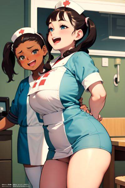 Anime Chubby Small Tits 20s Age Laughing Face Brunette Pigtails Hair Style Dark Skin Film Photo Yacht Side View Bending Over Nurse 3692340009022740442 - AI Hentai - aihentai.co on pornsimulated.com