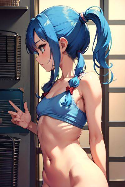 Anime Skinny Small Tits 70s Age Sad Face Blue Hair Pigtails Hair Style Light Skin Skin Detail (beta) Prison Side View T Pose Teacher 3692378661117406647 - AI Hentai - aihentai.co on pornsimulated.com