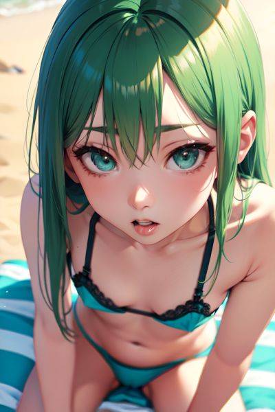 Anime Skinny Small Tits 50s Age Ahegao Face Green Hair Straight Hair Style Light Skin Soft + Warm Beach Close Up View Straddling Bra 3692467569707394054 - AI Hentai - aihentai.co on pornsimulated.com