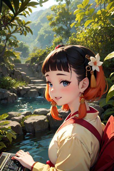 Anime Chubby Small Tits 18 Age Happy Face Ginger Straight Hair Style Light Skin Vintage Jungle Side View Gaming Geisha 3692525549000102892 - AI Hentai - aihentai.co on pornsimulated.com
