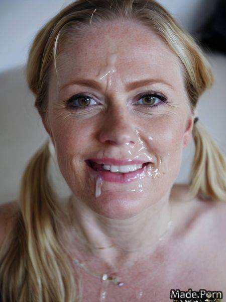 Facial woman slutty 30 laughing bimbo pigtails AI porn - made.porn on pornsimulated.com