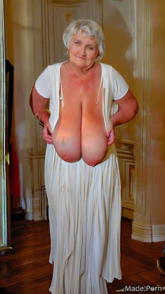 Arched eyebrow fairer skin bangs hair gigantic boobs bbw hairy saggy tits AI porn - made.porn on pornsimulated.com