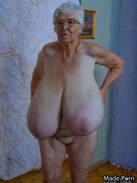 Serious saggy tits short skinny looking at viewer amateur tan lines AI porn - made.porn on pornsimulated.com