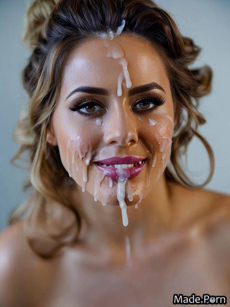 Woman blowjob lipstick deepthroat photo studio nude cum on tits AI porn - made.porn on pornsimulated.com