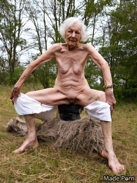 Skinny photo squatting gyno goth spreading legs woman AI porn - made.porn on pornsimulated.com