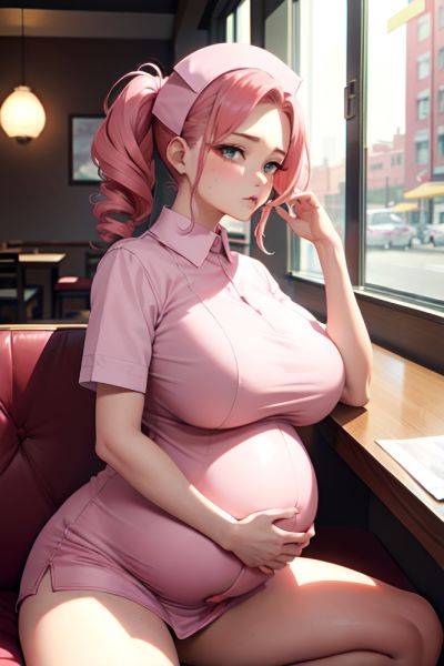 Anime Pregnant Huge Boobs 18 Age Pouting Lips Face Pink Hair Slicked Hair Style Light Skin Crisp Anime Restaurant Side View Spreading Legs Nurse 3688806968922858435 - AI Hentai - aihentai.co on pornsimulated.com