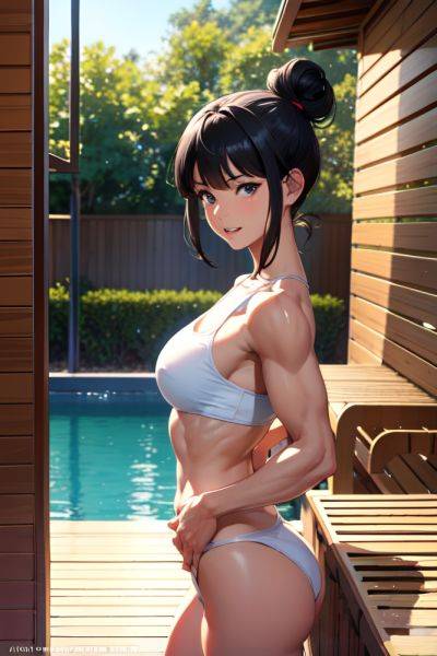 Anime Muscular Small Tits 70s Age Orgasm Face Black Hair Hair Bun Hair Style Light Skin Comic Sauna Front View Bathing Teacher 3688922933041198766 - AI Hentai - aihentai.co on pornsimulated.com