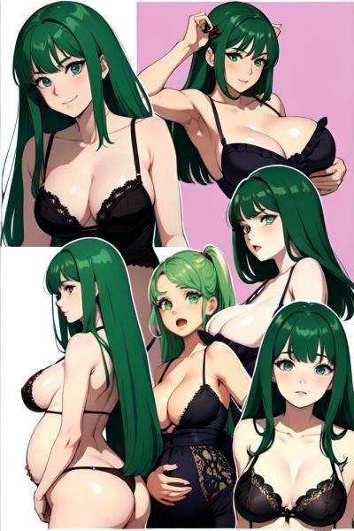 Anime Pregnant Small Tits 80s Age Orgasm Face Green Hair Straight Hair Style Light Skin Black And White Desert Side View On Back Lingerie 3696019935903414695 - AI Hentai - aihentai.co on pornsimulated.com