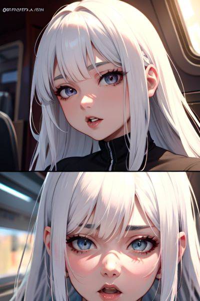 Anime Muscular Small Tits 40s Age Orgasm Face White Hair Bangs Hair Style Light Skin Film Photo Train Close Up View Gaming Goth 3696595890069752087 - AI Hentai - aihentai.co on pornsimulated.com