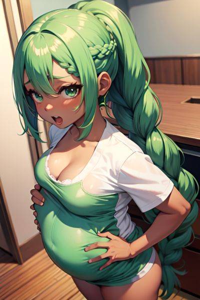 Anime Pregnant Small Tits 70s Age Ahegao Face Green Hair Braided Hair Style Dark Skin Crisp Anime Hospital Back View T Pose Teacher 3696858743176103107 - AI Hentai - aihentai.co on pornsimulated.com