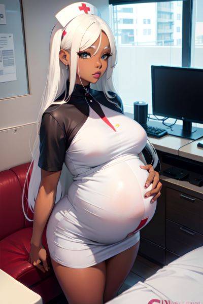 Anime Pregnant Small Tits 60s Age Pouting Lips Face White Hair Straight Hair Style Dark Skin Dark Fantasy Yacht Front View Gaming Nurse 3696912860805946158 - AI Hentai - aihentai.co on pornsimulated.com