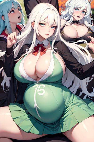 Anime Pregnant Huge Boobs 70s Age Ahegao Face White Hair Messy Hair Style Light Skin Comic Meadow Close Up View Straddling Schoolgirl 3697028823728449745 - AI Hentai - aihentai.co on pornsimulated.com