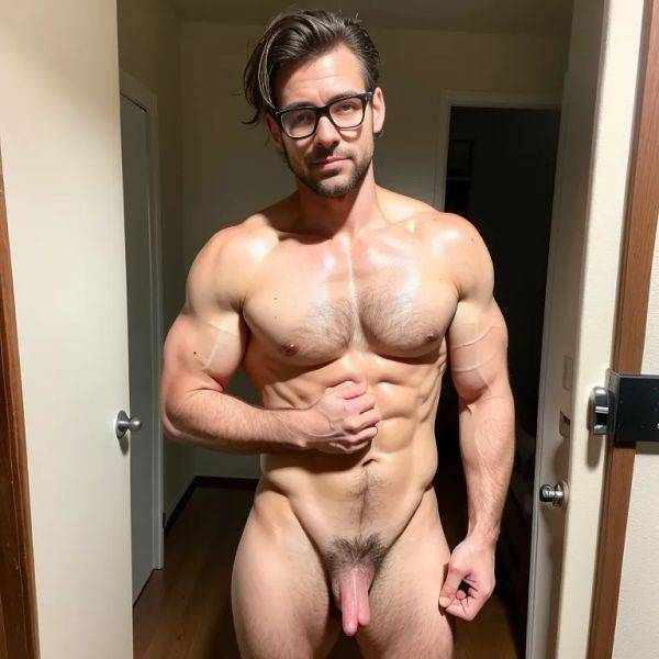 ,white people,manly man,twenties,(RAW photo, best quality, masterpiece:1.1), (realistic, photo-realistic:1.2), ultra-detailed, ultra high res, physically-based rendering,short hair,straight hair,blue eyes,happy,Looking - pornmake.ai on pornsimulated.com