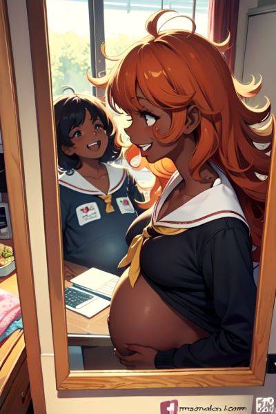 Anime Pregnant Small Tits 60s Age Laughing Face Ginger Messy Hair Style Dark Skin Mirror Selfie Yacht Side View Gaming Schoolgirl 3697589318056491579 - AI Hentai - aihentai.co on pornsimulated.com