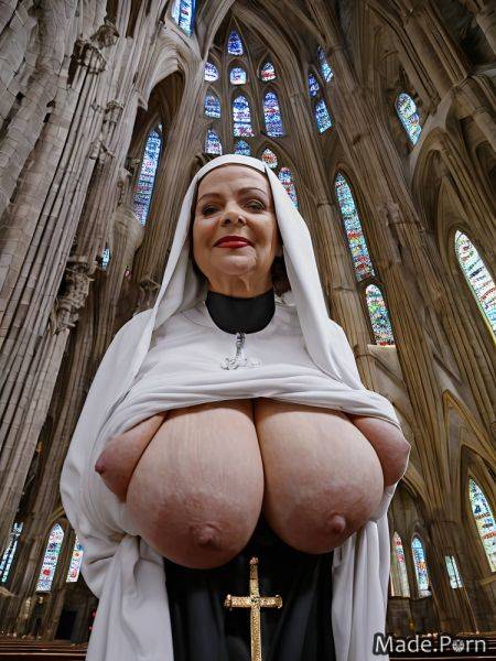 Church big hips nun thick thighs gigantic boobs 70 hairy AI porn - made.porn on pornsimulated.com