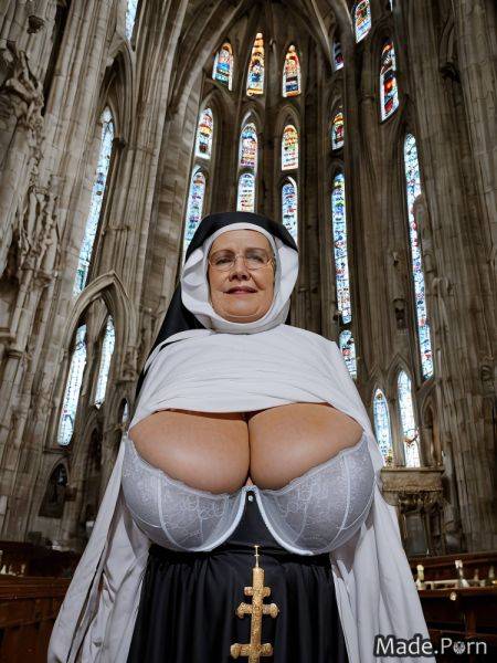 Nun made ssbbw big hips church gigantic boobs woman AI porn - made.porn on pornsimulated.com