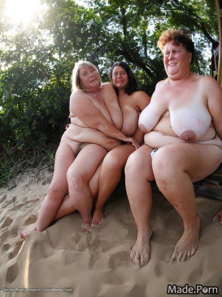 Threesome tan lines hairy beach ssbbw fisheye nude AI porn - made.porn on pornsimulated.com