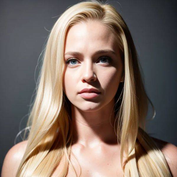,white people,woman,thirties,(RAW photo, best quality, masterpiece:1.1), (realistic, photo-realistic:1.2), ultra-detailed, ultra high res, physically-based rendering,long hair,blonde hair,large forehead,blue eyes,beautiful,cool,(adult:1.5) - pornmake.ai on pornsimulated.com