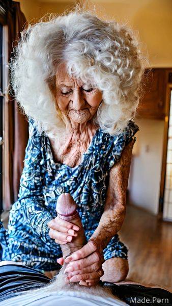 Woman indoors long hair blonde 90 wild afro caucasian AI porn - made.porn on pornsimulated.com