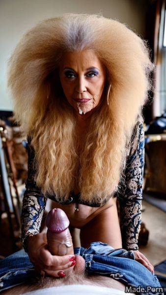 Fur caucasian vampire long hair cumshot blonde woman AI porn - made.porn on pornsimulated.com