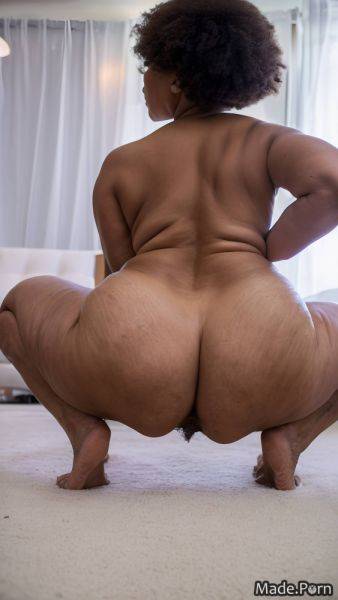 Looking back african american nude spreading ass big hips hairy looking at viewer AI porn - made.porn - Usa on pornsimulated.com