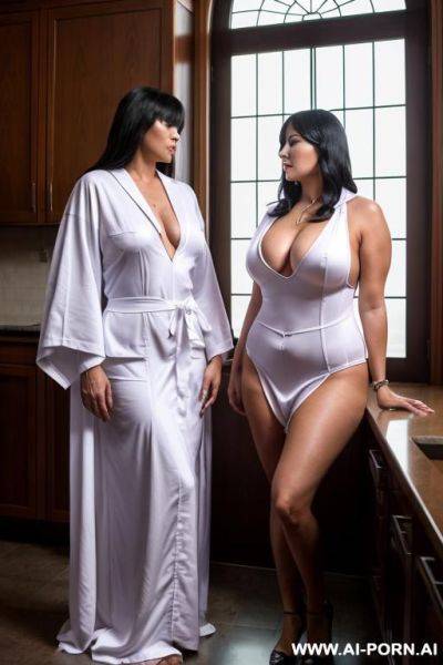 Woman wearing klan robes - ai-porn.ai on pornsimulated.com