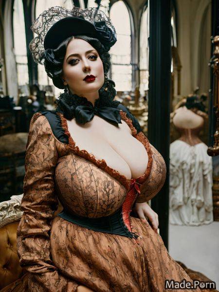 Goth fat made saggy tits victorian big hips pussy juice AI porn - made.porn on pornsimulated.com
