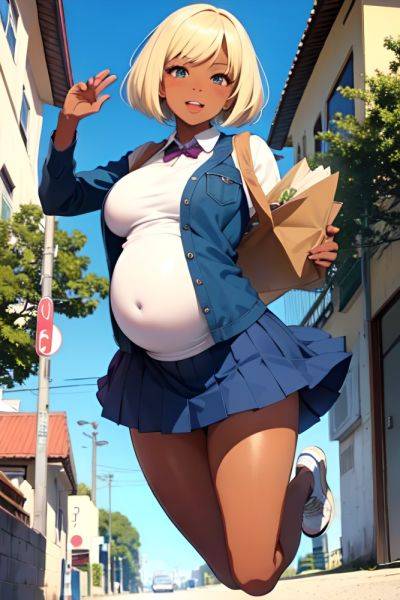 Anime Pregnant Small Tits 60s Age Orgasm Face Blonde Bobcut Hair Style Dark Skin Illustration Oasis Front View Jumping Schoolgirl 3692019175134782378 - AI Hentai - aihentai.co on pornsimulated.com