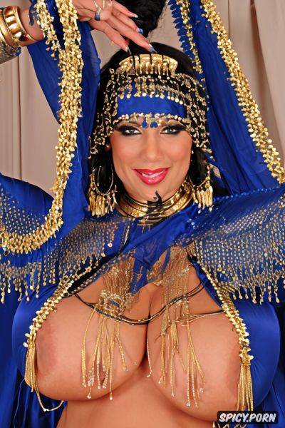 Color photo, front view, intricate beautiful dancing costume with matching top - spicy.porn - Egypt on pornsimulated.com