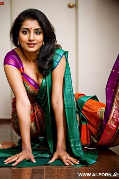 Make a woman fuck in gy style in saree - ai-porn.ai on pornsimulated.com