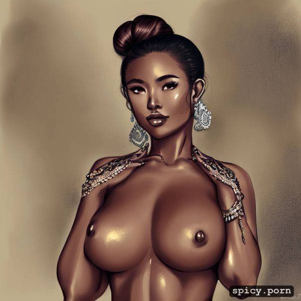 Realistic, dark skin, art by jean paptiste monge, photo realistic - spicy.porn - Thailand on pornsimulated.com