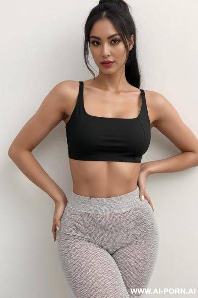 Women standing croptop - ai-porn.ai on pornsimulated.com