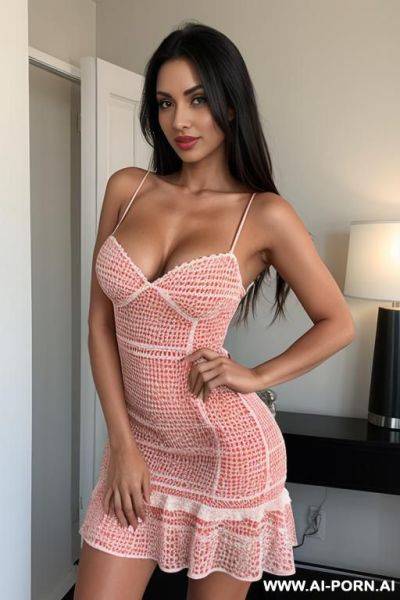 Show her wearing a dress - ai-porn.ai on pornsimulated.com