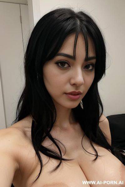 Anime woman with bug boobs and black hair naked - ai-porn.ai on pornsimulated.com