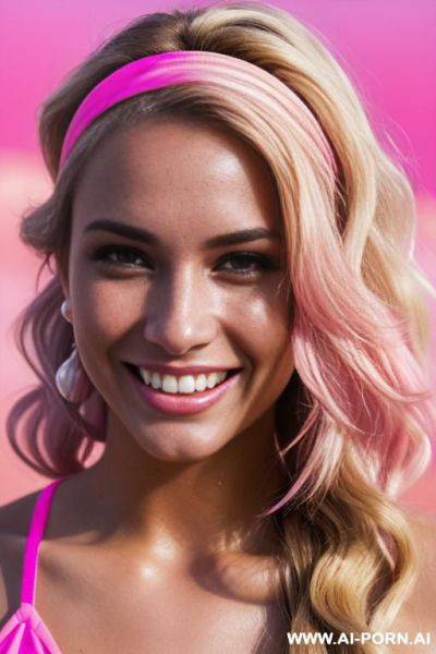 (highest quality) (visually pleasing) medium closeup, entering her tanned face, shoulder-lenght windy hair, blushing, pretty grin, canadian, various hairstyles, escort, tough look, - ai-porn.ai - Canada on pornsimulated.com