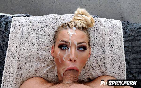 Tiny, cum covered face, face centered, exhausted, covered face - spicy.porn - Germany on pornsimulated.com