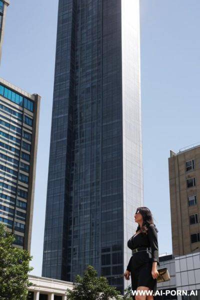 Giant woman taller than a building - ai-porn.ai on pornsimulated.com