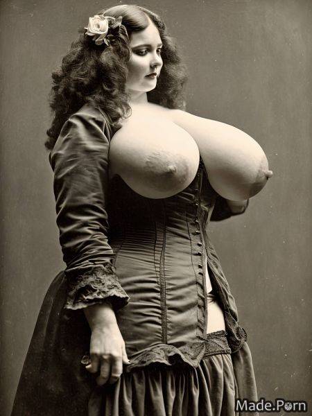 Victorian woman bottomless fat saggy tits big hips nipples AI porn - made.porn on pornsimulated.com