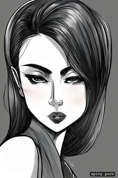 Thai girl, intricate line drawings, portrait, pen and ink, trending on artstation - spicy.porn - Thailand on pornsimulated.com