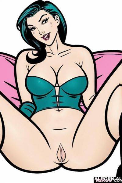 (((cartoon comics))), woman masturbating - ai-porn.ai on pornsimulated.com